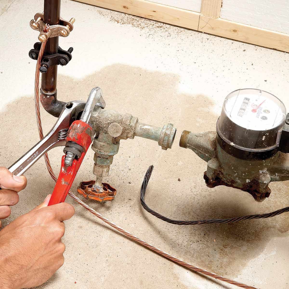 Back water valve installation 